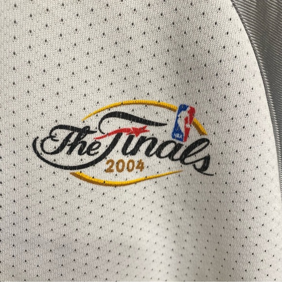 Vtg Karl Malone LAKERS THE FINALS 2004 Adult NBA Majestic Jersey 2XL Made in USA - Picture 3 of 7
